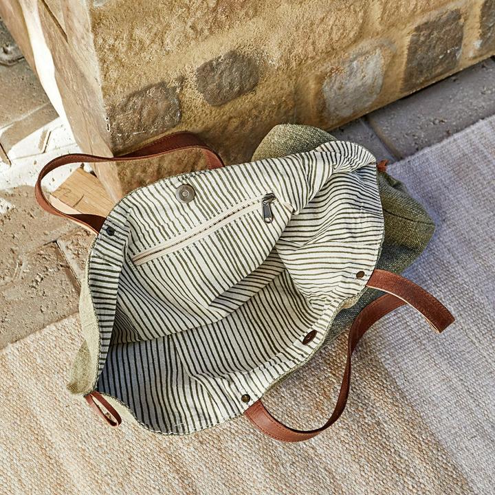 Actual product image Loberon Bag Soleil green/brown