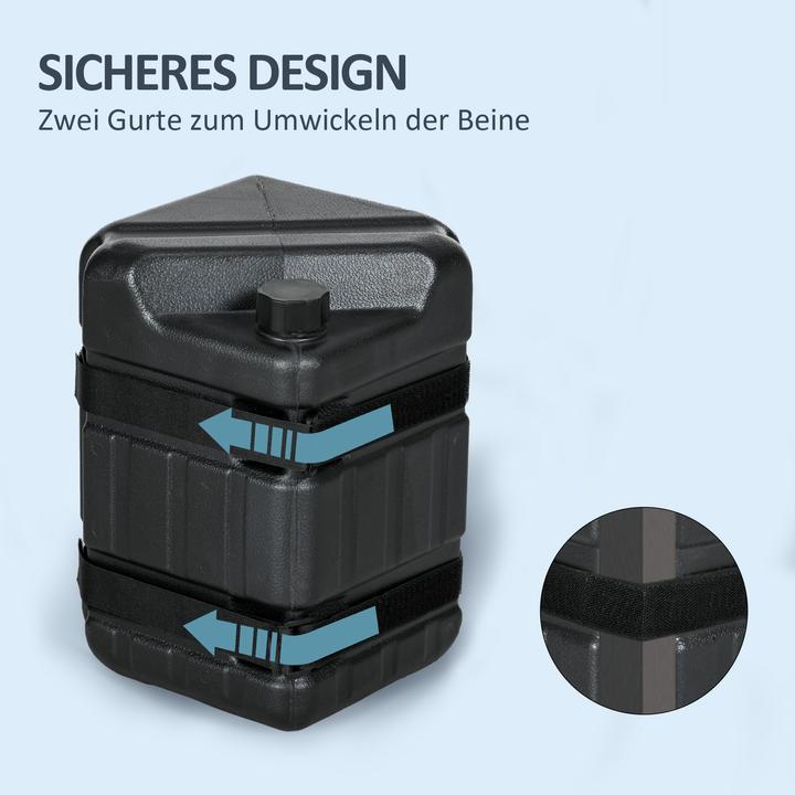 Produktbild Outsunny Pavillonankergewicht mit Griff und Gurt (21 cm, 21 cm)