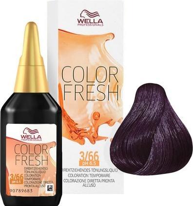 Actual product image Wella Color Fresh Acid (3/66 dark brown violet-intensive)