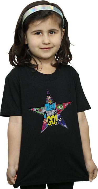 Image du produit - T-shirt TEEN TITANS GO STAR LOGO - Fille (128)