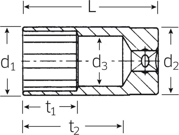 Productafbeelding Stahlwille Twaalfzijdige dopsleutel (16 mm)