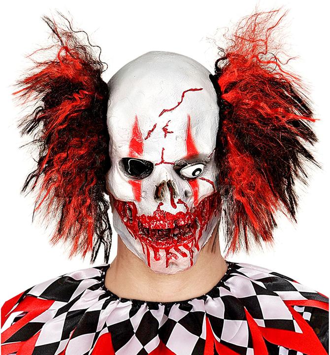 Image du produit Fortura Masque de clown tueur avec des cheveux