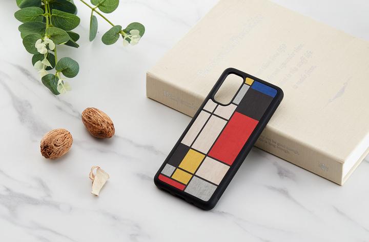 Produktbild Man&Wood case for Galaxy S20 mondrian wood black (Samsung Galaxy S20+)