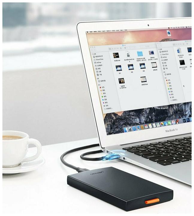 Produktbild Ugreen SSD/HDD-Gehäuse 2,5" USB 3.0 SATA schwarz (CM237) (2.5")