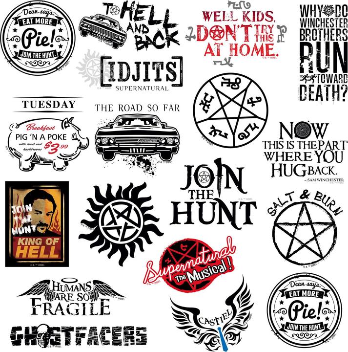 Image du produit Supernatural - Autocollants DELUXE