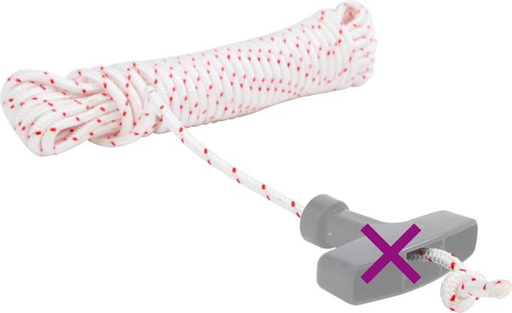 Actual product image VidaXL Starter rope and Ø5 mm 10 m nylon (10 m)