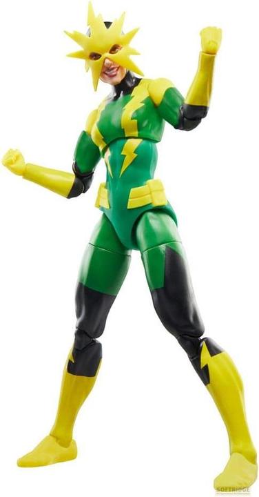 Actual product image Hasbro Spider-Man Marvel Legends Retro Actionfigur Electro (Francine Frye) 15 cm