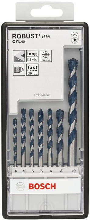 Actual product image Bosch Professional Zubehör Tungsten carbide Concrete twist drill- (4, 5, 6, 8, 10 mm)