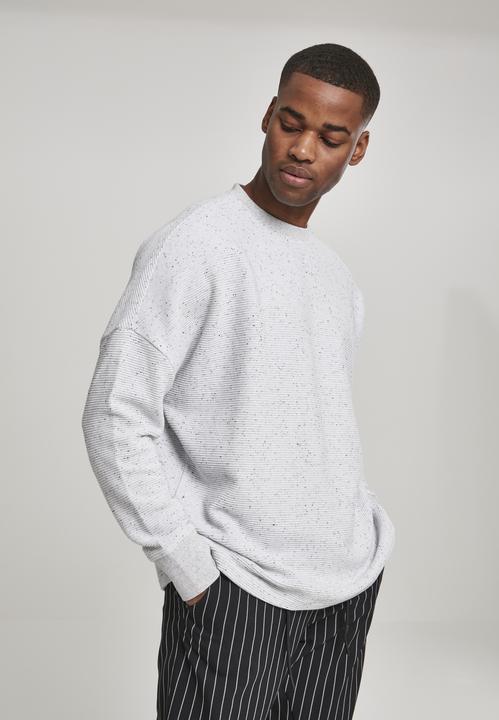 Actual product image Urban Classics Cut On Sleeve Naps Interlock Crew (S)