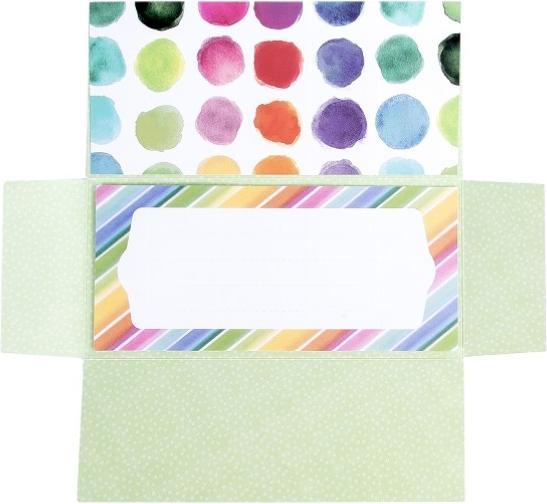Produktbild Artebene Geschenkumschlag Punkte multicolor (Geschenktüte)