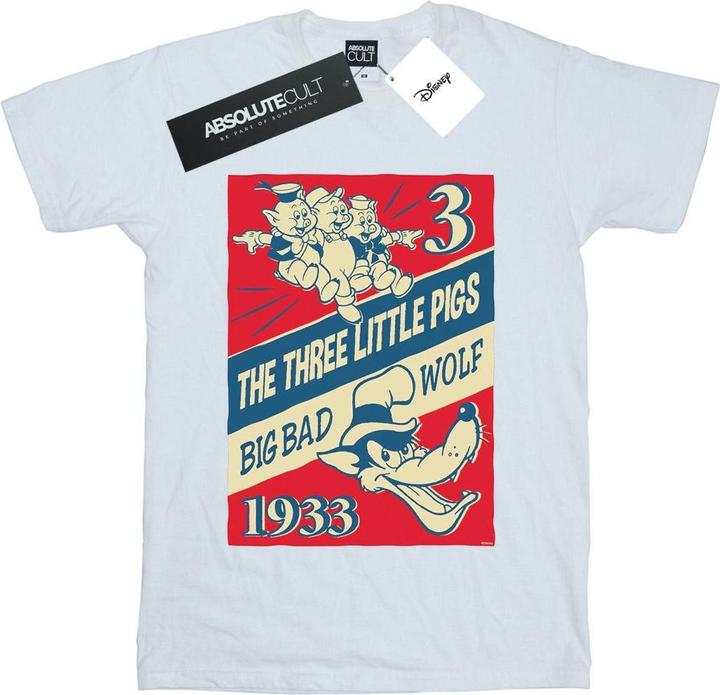 Produktbild Disney Three Little Pigs And The Big Bad Wolf TShirt (XL)