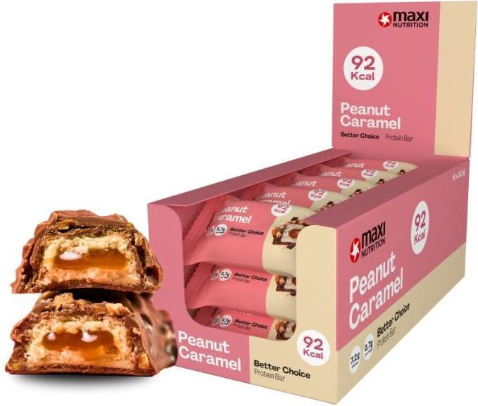 Produktbild Maxi Nutrition Riegel Better Choice Peanut Caramel, 15x 23g (Erdnuss-Caramel, 15 Stk., 22500 g)