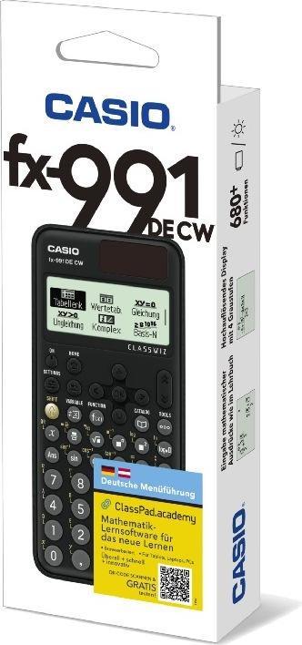 Immagine prodotto Casio FX-991DE CW (Celle solari, Batterie)