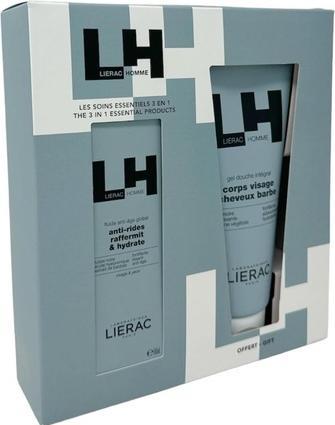 Actual product image Lierac Cof Homme Anti-Aging Cream 50ml + Shower Gel 200ml (Manicure set)