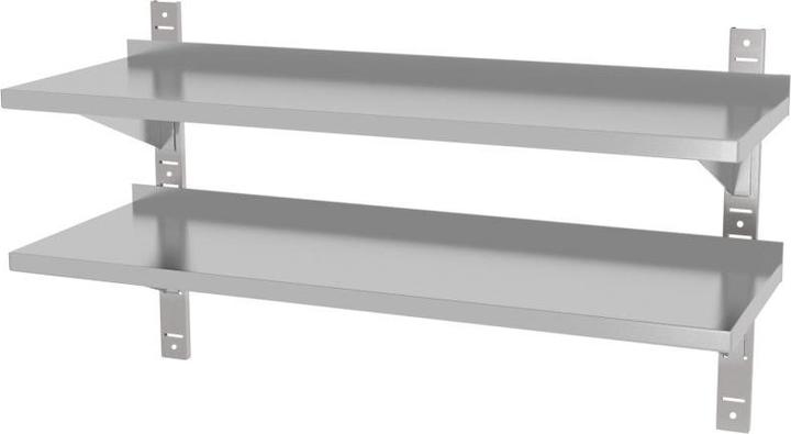 Actual product image Hendi Adjustable wall shelf double 1200x300x600 mm