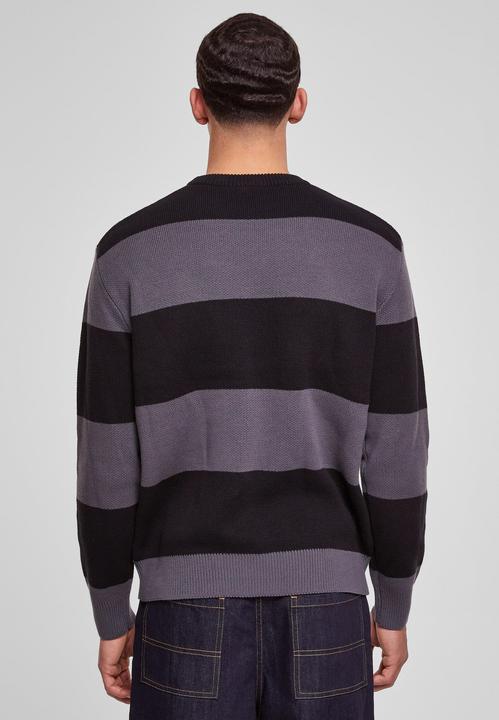 Actual product image Urban Classics Heavy Oversized Striped Sweatshirt (M)