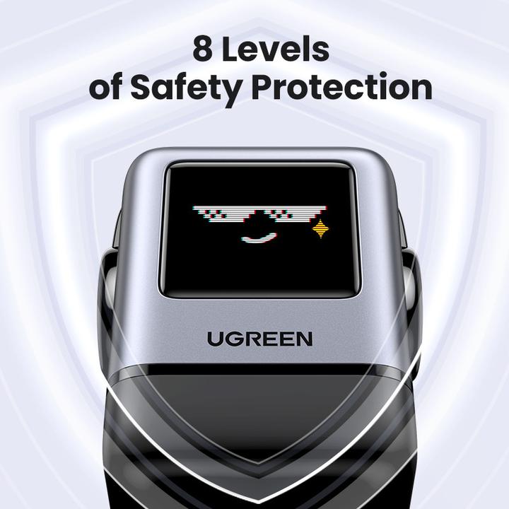 Actual product image Ugreen CARGADOR USB-A+3*USB-C 100W GAN FAST (UG45515B) (100 W)