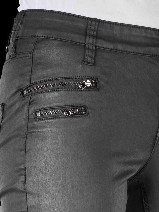 Produktbild MAC Jeans Zip Skinny Jeans Coated Black (W29/L32)