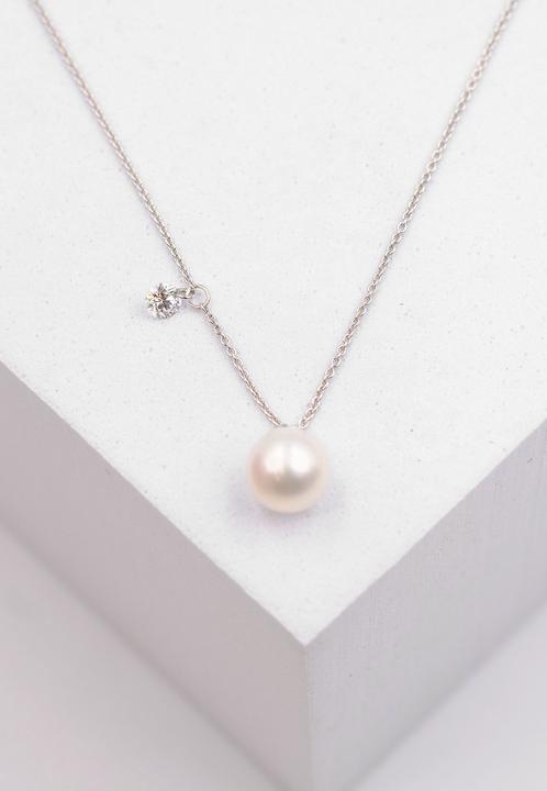 Immagine prodotto Muau Collana (Oro bianco 750/18 carati, 45 cm)