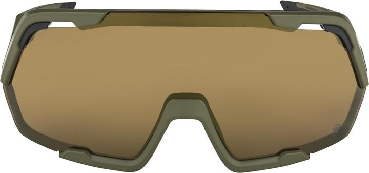 Actual product image ALPINA SPORTS Rocket Bold Q-Lite (Olive matt-clear, Gold)