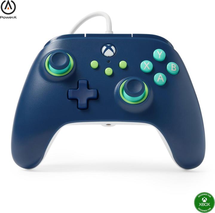 Actual product image PowerA Wired Controller - Mariner Blue (Xbox Series X - S) (PC, Xbox Series X, Xbox Series S)