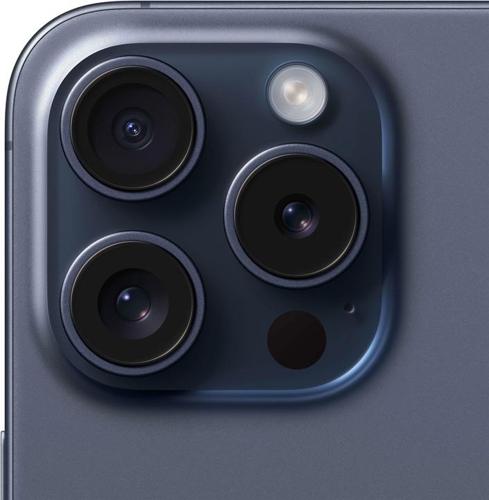 Image du produit Apple iPhone 15 Pro (512 Go, Blue Titanium, 6.10", SIM + eSIM, 48 Mpx, 5G)