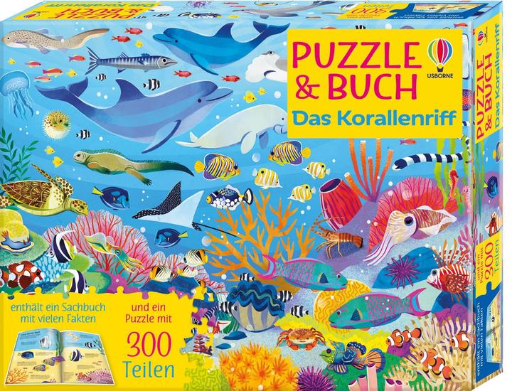 Actual product image Puzzle & Buch: Das Korallenriff (300 pieces)