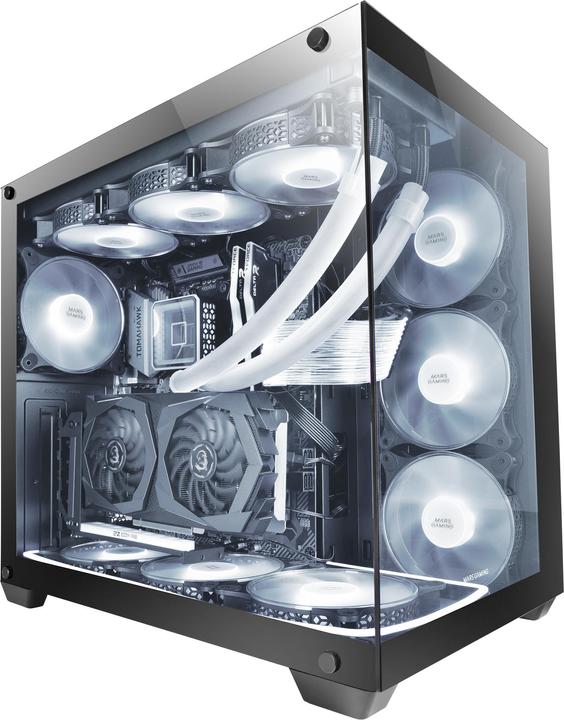 Image du produit Mars Gaming Boitier Grand Tour E-ATX MCV4 RGB avec panneaux vitrés (Noir) (ATX, mATX, Mini-ITX)