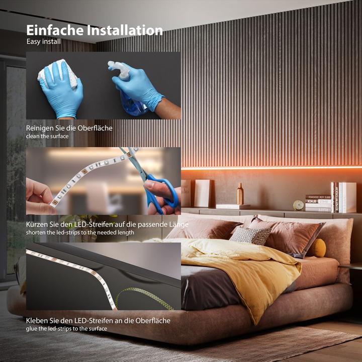 Produktbild B.K.Licht LED-Band (RGB, 300 cm, Indoor)