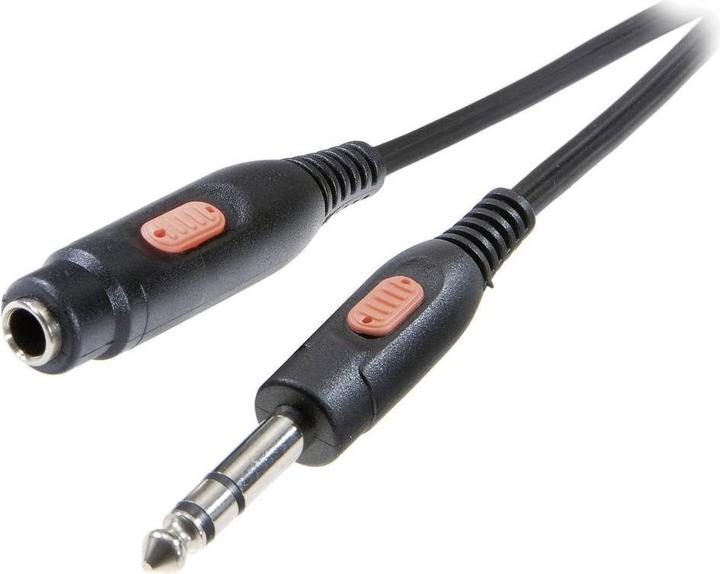 Produktbild SpeaKa Professional Klinken-Verlängerungskabel 6.3 mm, 5 m (5 m, 6.3mm Klinke (Jack))