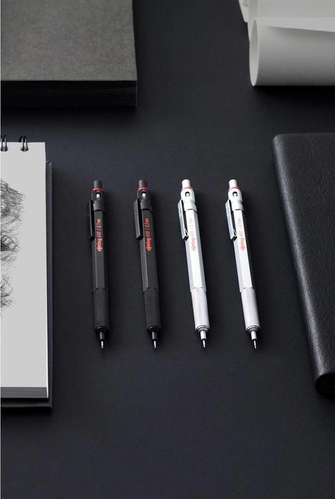 Actual product image Rotring Pin 600 M silver - 2032578 (Silver, 1 x)
