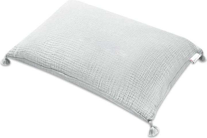 Actual product image Maylily Children's decorative cushion with tassels, grey 60x50 (60 x 50 cm)