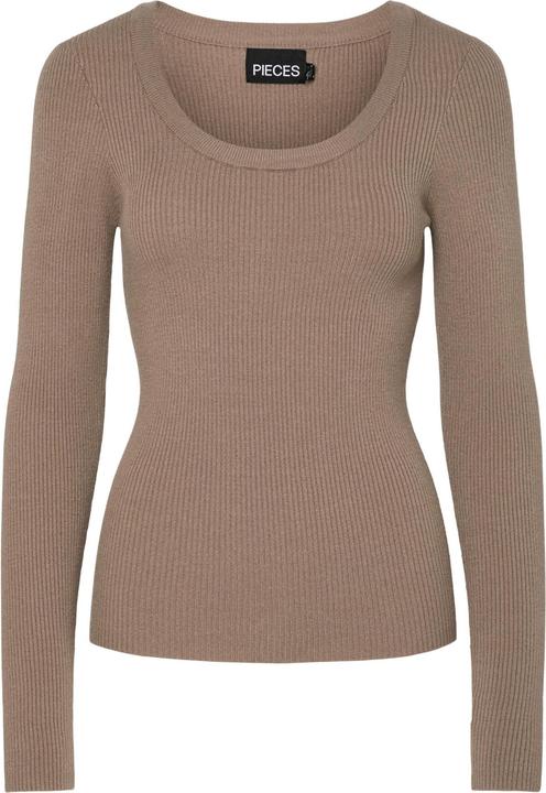 Pieces Pcmira Ls U-Neck Knit Noos Bc (XS)