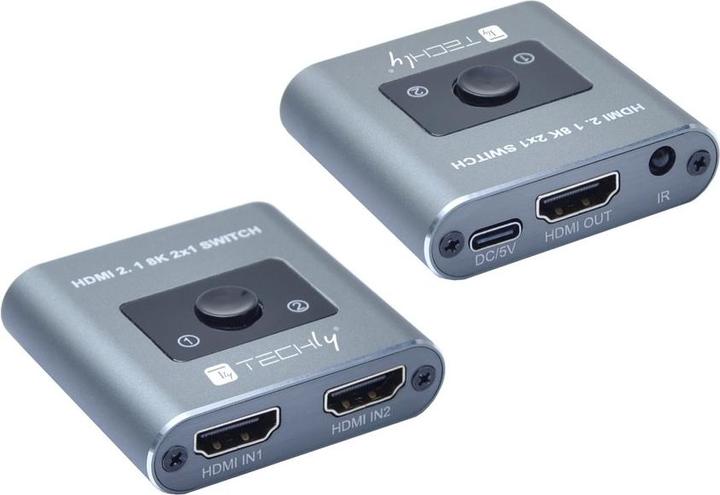 Image du produit Techly Commutateur 2x1 HDMI 2.1 8K