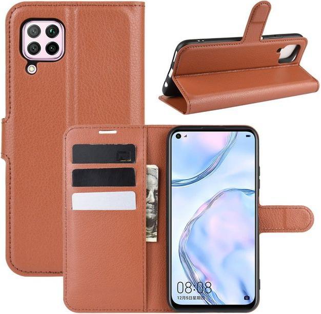 Produktbild MU Classic Litchi Leder Bookcover Series (Huawei P40 Lite)
