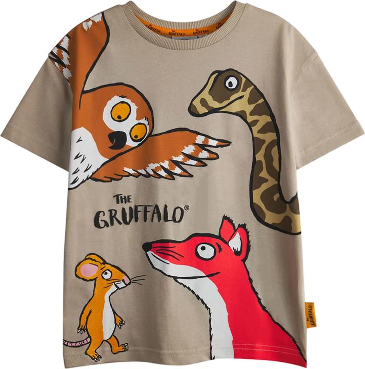 Actual product image The Gruffalo Boys Characters Short-Sleeved T-Shirt (Pack of 2) (104)
