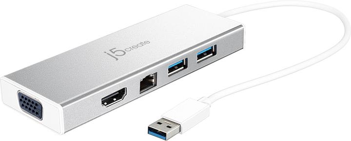 Actual product image j5Create JUD380 (USB-A, 2 Ports)