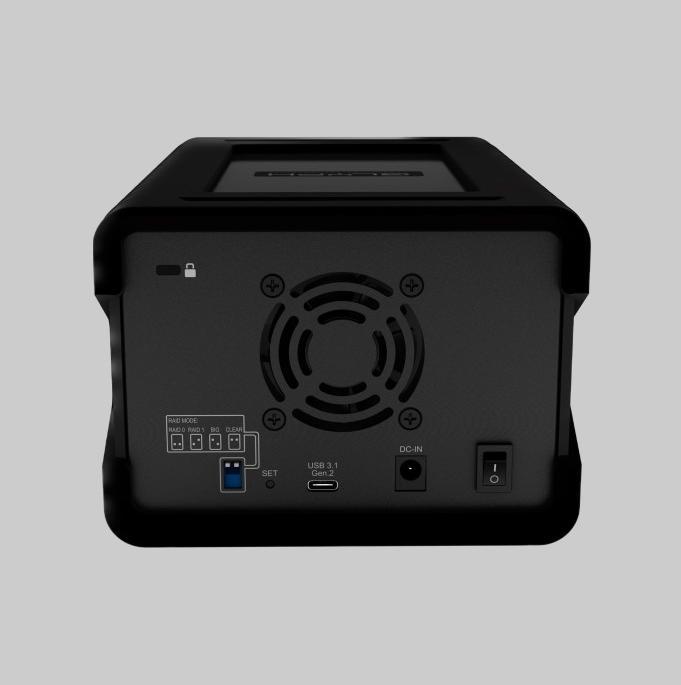 Image du produit Glyph Blackbox PRO RAID 40TB avec hub, classe entreprise, USB-C (3.1, Gen 2) (40 To)