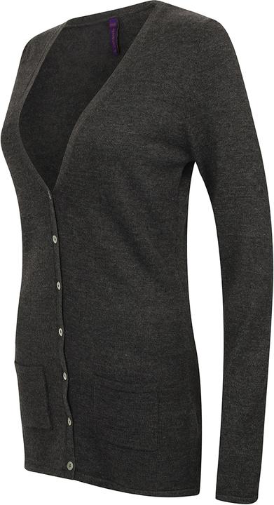 Produktbild Henbury Strickjacke Mit Vausschnitt (3XL)