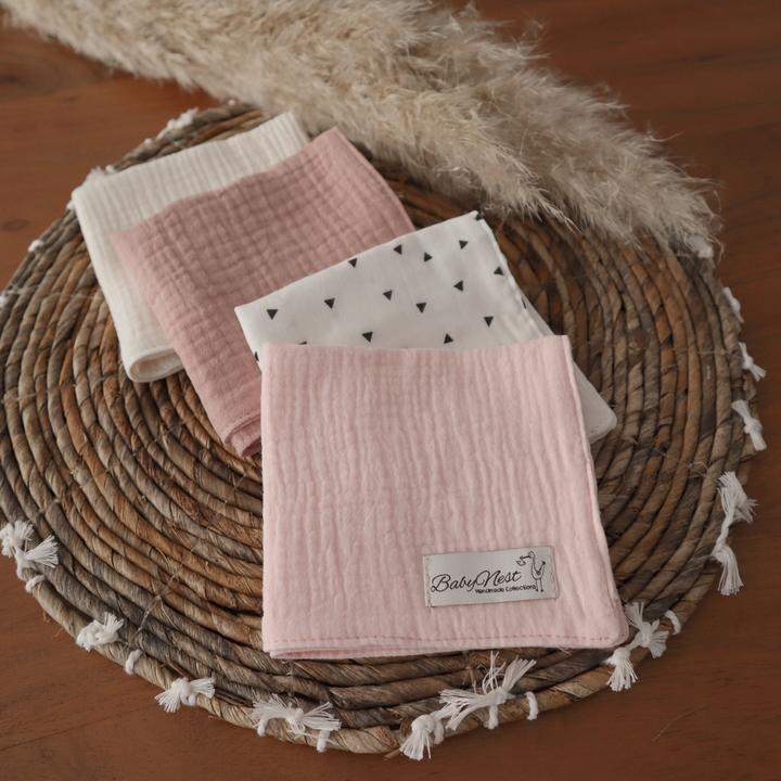 Produktbild Baby-Nest Mulltücher 4er Set aus Premium Musselin Candy