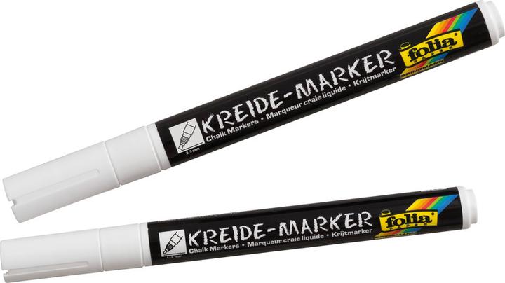 Actual product image Folia Chalk marker (White, 5 mm, 2 x)