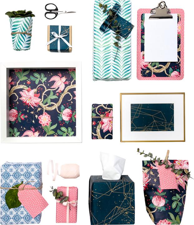 Produktbild Folia Motivpapier Lieblingspapier Ganzjahr (Geschenkpapier, 5 x)