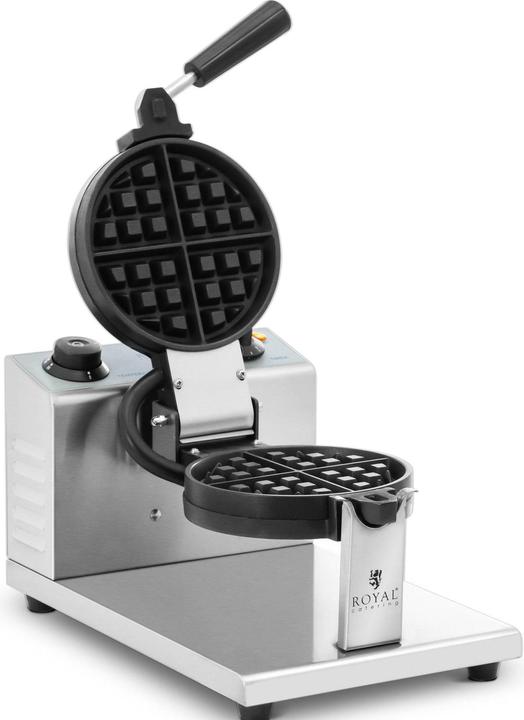 Actual product image Royal Catering Waffle Maker - round - 4 small waffles - 1200 W -