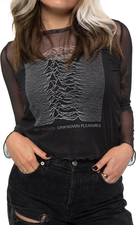 Produktbild Joy Division Unknown Pleasures kurzes TShirt Langärmlig (XXS)