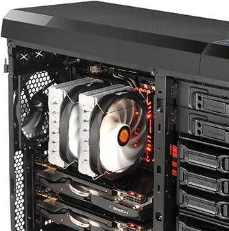 Immagine prodotto Thermaltake Frio Extreme Silent 14 doppio processore cooler, metallico