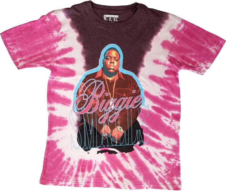 Biggie Smalls Erwachsene Neon Glow TShirt