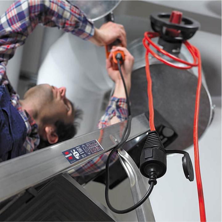 Actual product image Brennenstuhl Construction site extension cable IP44 25m red H07RN-F (25 m, CEE 7/3)