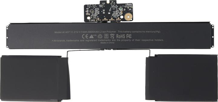 Actual product image AccuCell Battery suitable for Apple A1425 Battery MacBook Pro 13 A1425 (Late 2012) (3 Cells, 6600 mAh)