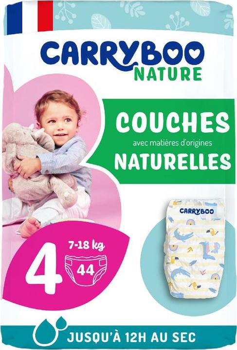 Image du produit Carryboo Couche écologique (Taille 4, 44 pièce(s))