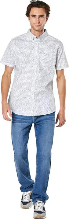 Actual product image Universal Textiles Mens Peak Ditsy Print Short-Sleeved Shirt (XL)